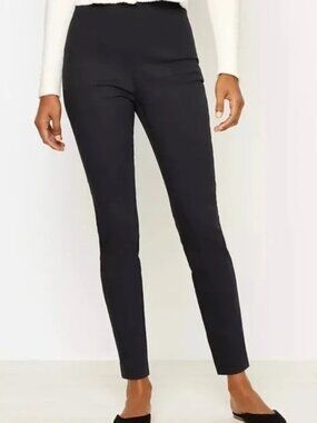 Ann Taylor LOFT Womens Size 6 High Waist Skinny Leg Side Zip Ankle Pants in Blue